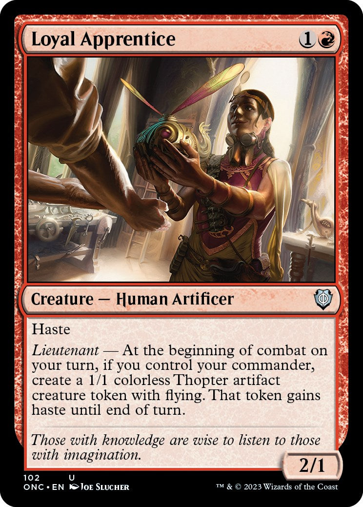 Loyal Apprentice [Phyrexia: All Will Be One Commander] - Magic: The Gathering - Card Brawlers | Quebec | Canada |