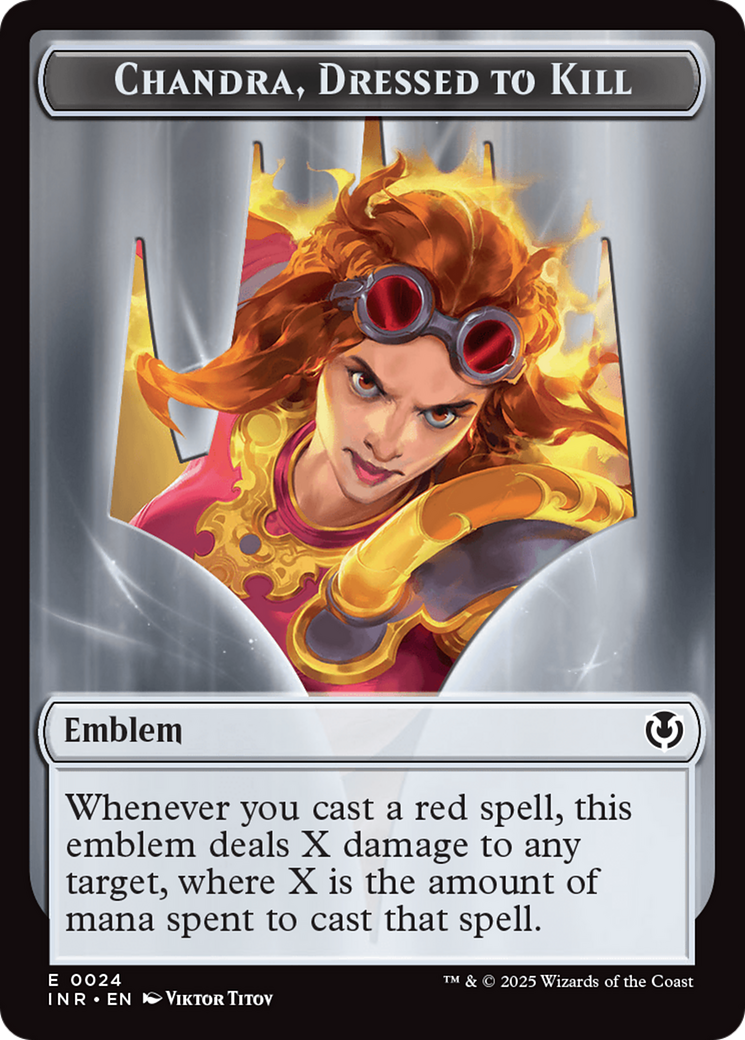 Human (0014) // Emblem - Chandra, Dressed to Kill Double-Sided Token [Innistrad Remastered Tokens] - Magic: The Gathering - Card Brawlers | Quebec | Canada |