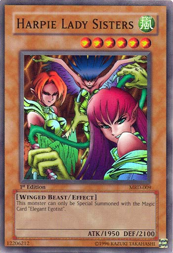 Harpie Lady Sisters [MRD-009] Super Rare - Yu-Gi-Oh! - Card Brawlers | Quebec | Canada |