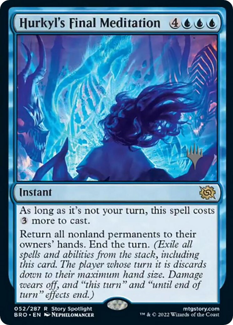 Hurkyl's Final Meditation (Promo Pack) [The Brothers' War Promos] - Magic: The Gathering - Card Brawlers | Quebec | Canada |