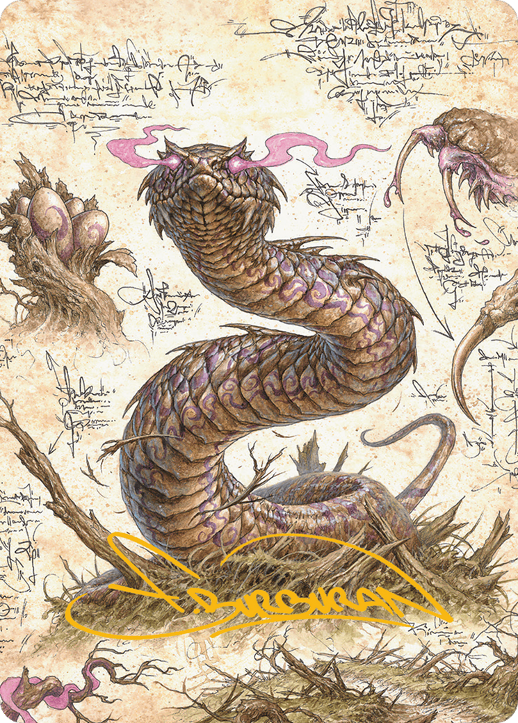 Rottenmouth Viper Art Card (Gold-Stamped Signature) [Bloomburrow Art Series] - Magic: The Gathering - Card Brawlers | Quebec | Canada |