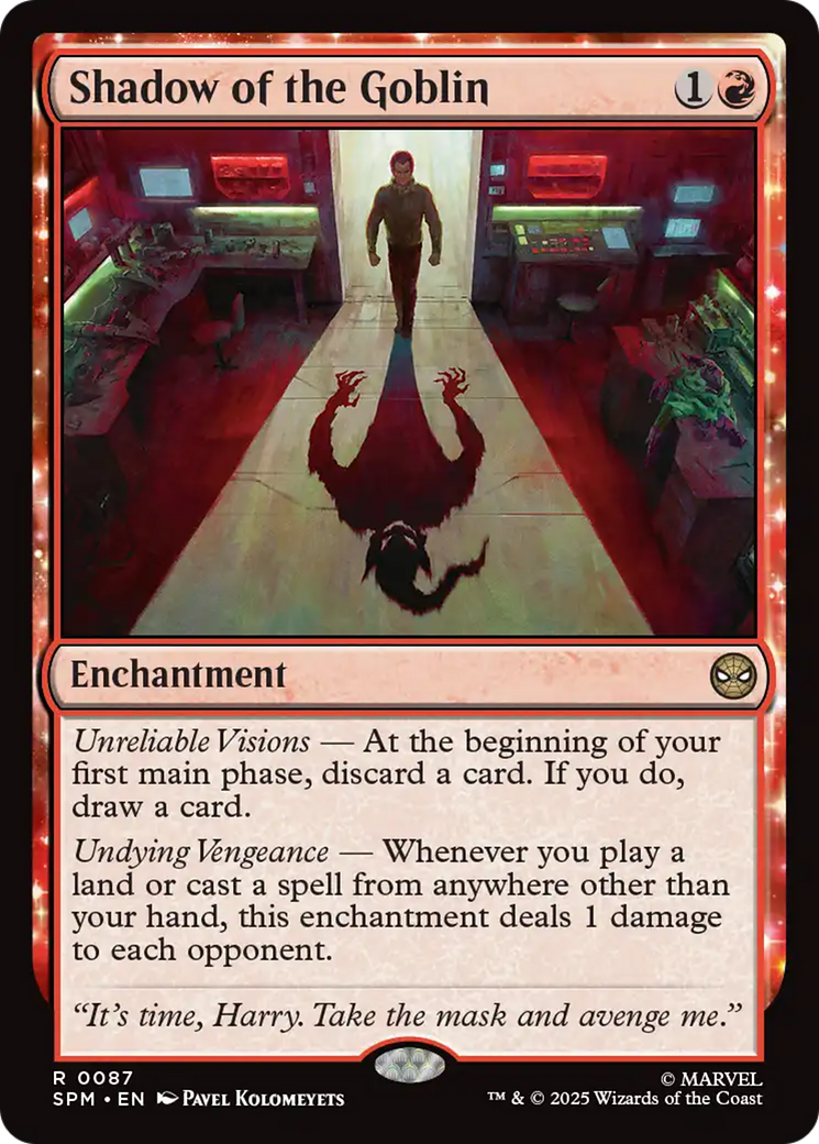 Shadow of the Goblin [Marvel's Spider-Man] - Magic: The Gathering - Card Brawlers | Quebec | Canada |