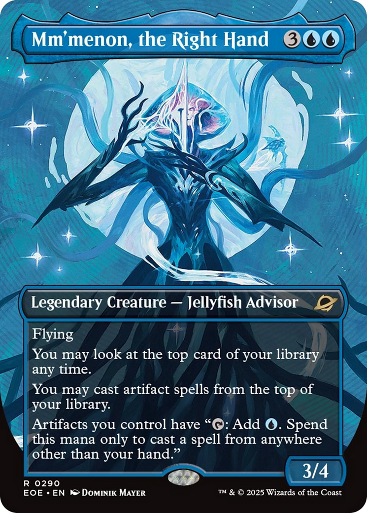 Mm'menon, the Right Hand (Borderless) [Edge of Eternities] - Magic: The Gathering - Card Brawlers | Quebec | Canada |