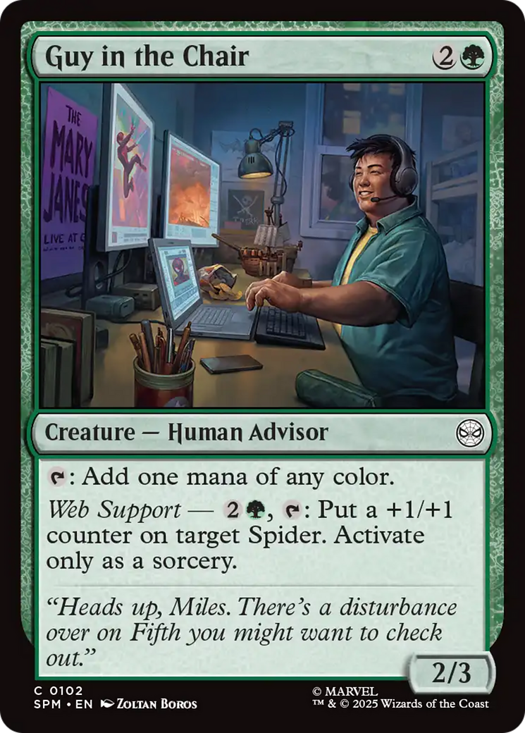 Guy in the Chair [Marvel's Spider-Man] - Magic: The Gathering - Card Brawlers | Quebec | Canada |