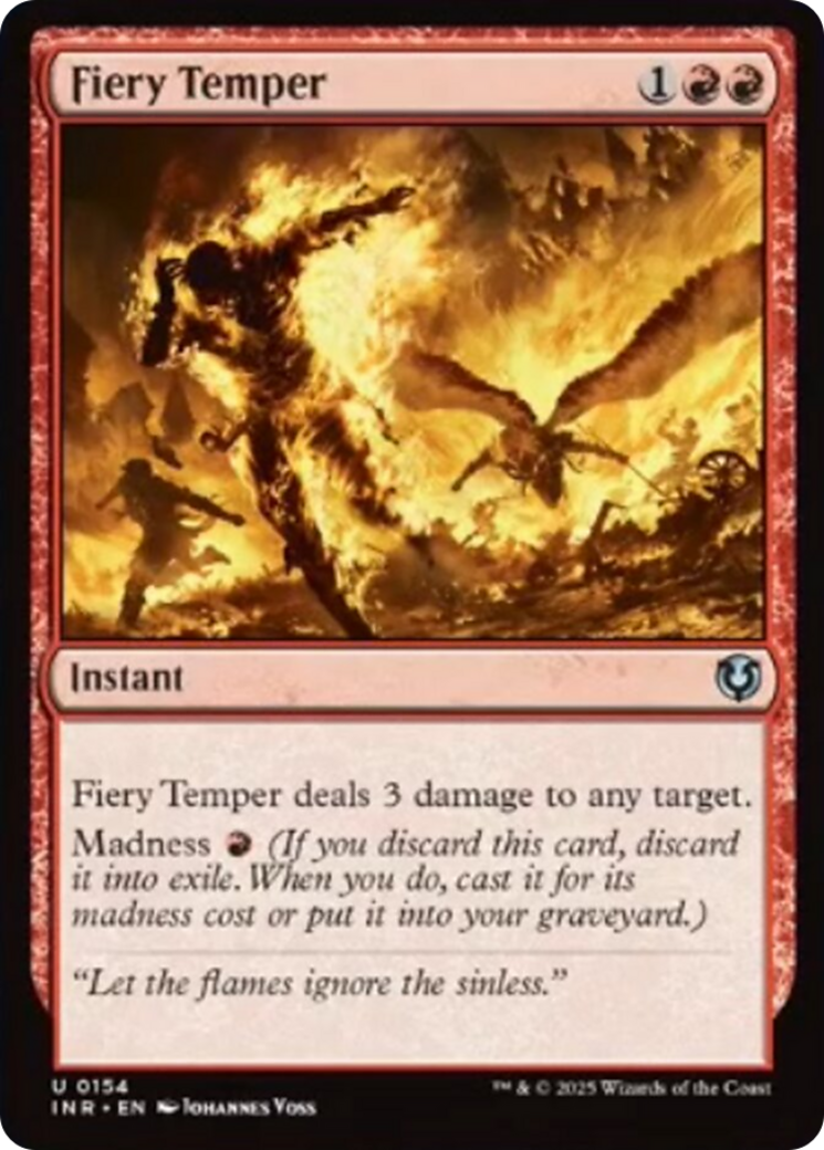 Fiery Temper [Innistrad Remastered] - Magic: The Gathering - Card Brawlers | Quebec | Canada |