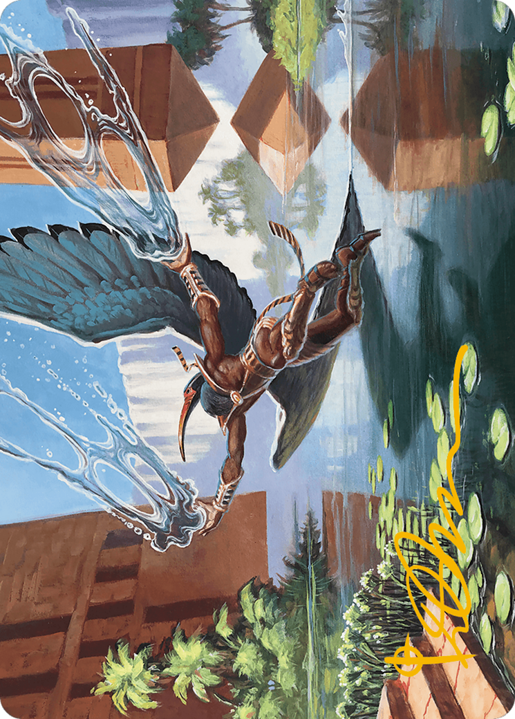 Nadu, Winged Wisdom Art Card (Gold-Stamped Signature) [Modern Horizons 3 Art Series] - Magic: The Gathering - Card Brawlers | Quebec | Canada |