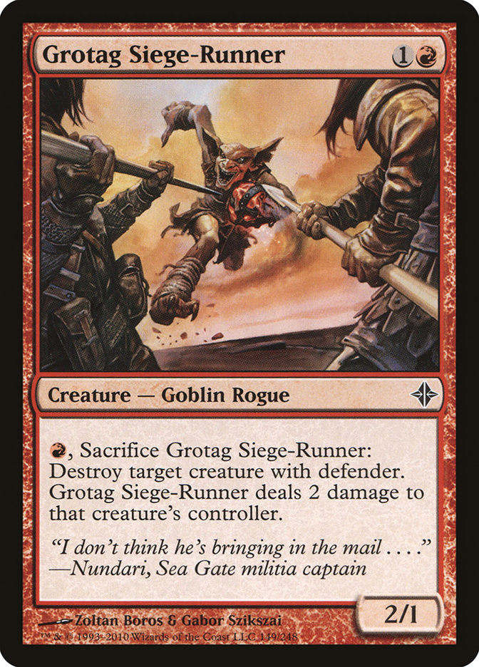 Grotag Siege-Runner [Rise of the Eldrazi] - Magic: The Gathering - Card Brawlers | Quebec | Canada |
