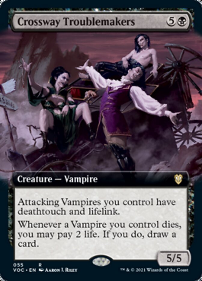 Crossway Troublemakers (Extended Art) [Innistrad: Crimson Vow Commander] - Magic: The Gathering - Card Brawlers | Quebec | Canada |
