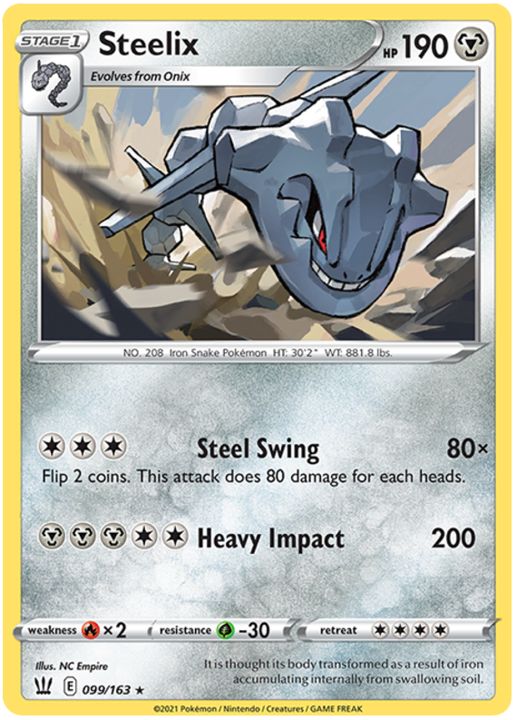 Steelix (099/163) [Sword & Shield: Battle Styles] - Pokémon - Card Brawlers | Quebec | Canada |