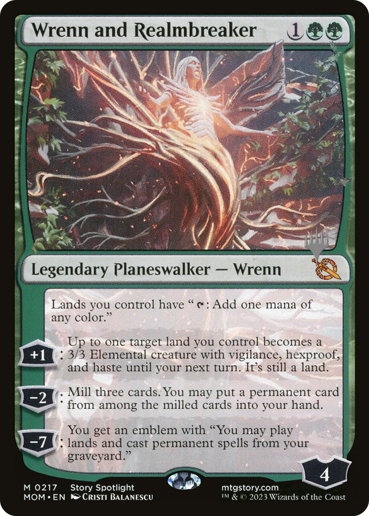 Wrenn and Realmbreaker (Promo Pack) [March of the Machine Promos] - Magic: The Gathering - Card Brawlers | Quebec | Canada |