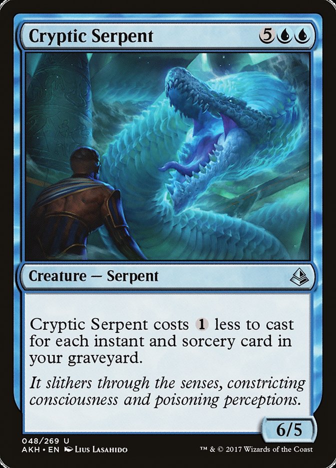 Cryptic Serpent [Amonkhet] - Magic: The Gathering - Card Brawlers | Quebec | Canada |