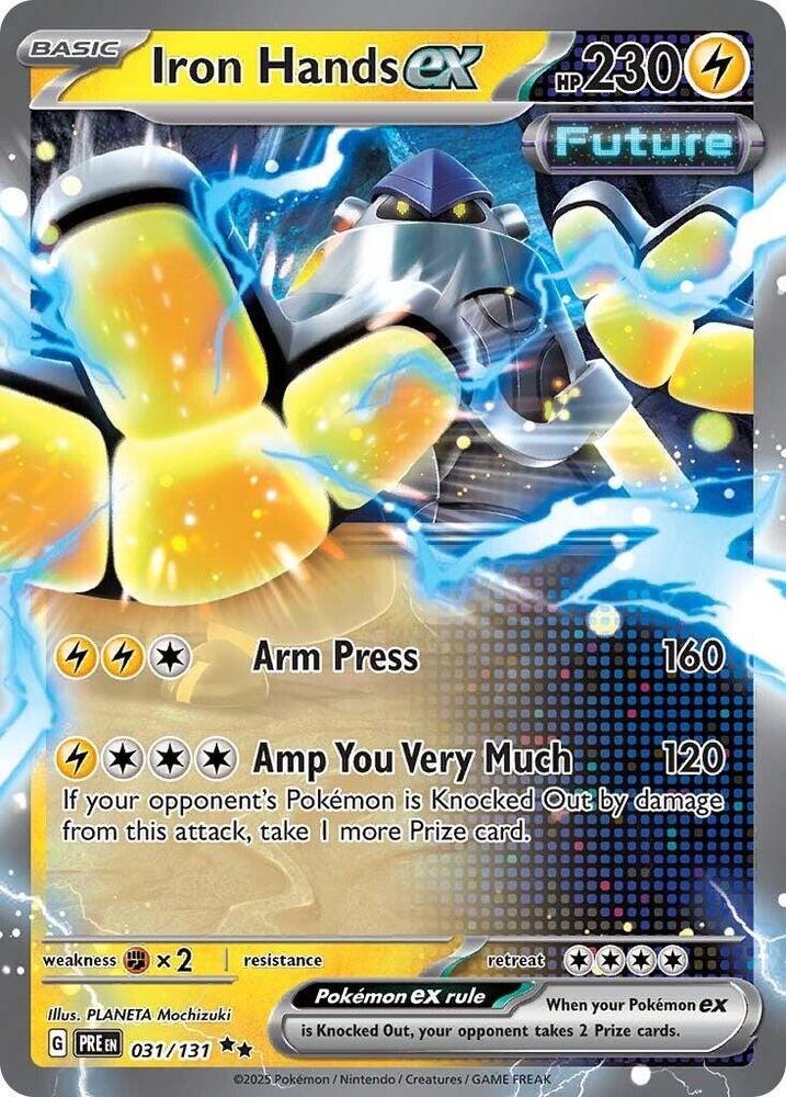 Iron Hands ex (031/131) [Scarlet & Violet: Prismatic Evolutions] - Pokémon - Card Brawlers | Quebec | Canada |