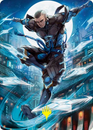 Kaito Shizuki 1 Art Card (Gold-Stamped Signature) [Kamigawa: Neon Dynasty Art Series] - Magic: The Gathering - Card Brawlers | Quebec | Canada |
