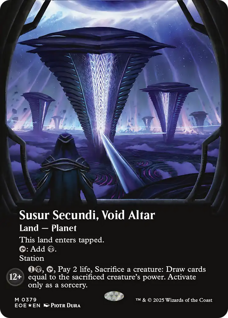 Susur Secundi, Void Altar (Borderless) (Galaxy Foil) [Edge of Eternities] - Magic: The Gathering - Card Brawlers | Quebec | Canada |