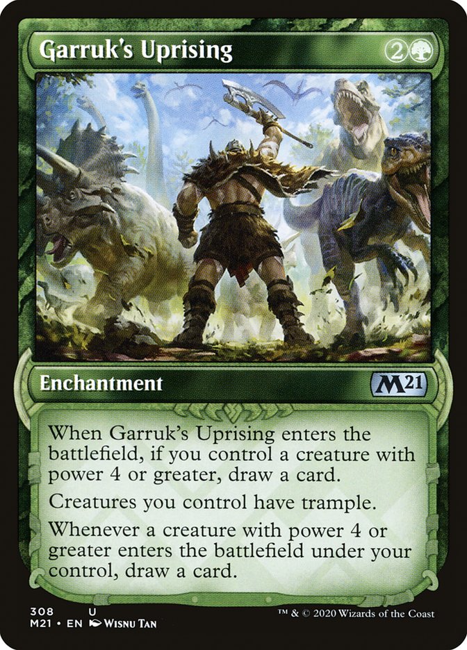 Garruk's Uprising (Showcase) [Core Set 2021] - Magic: The Gathering - Card Brawlers | Quebec | Canada |