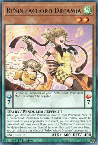 ReSolfachord Dreamia (Rare) [ANGU-EN015] Rare - Yu-Gi-Oh! - Card Brawlers | Quebec | Canada |