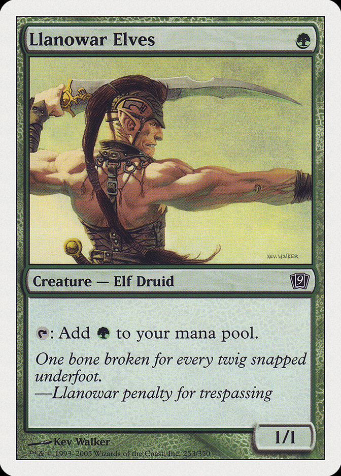 Llanowar Elves [Ninth Edition] - Magic: The Gathering - Card Brawlers | Quebec | Canada |