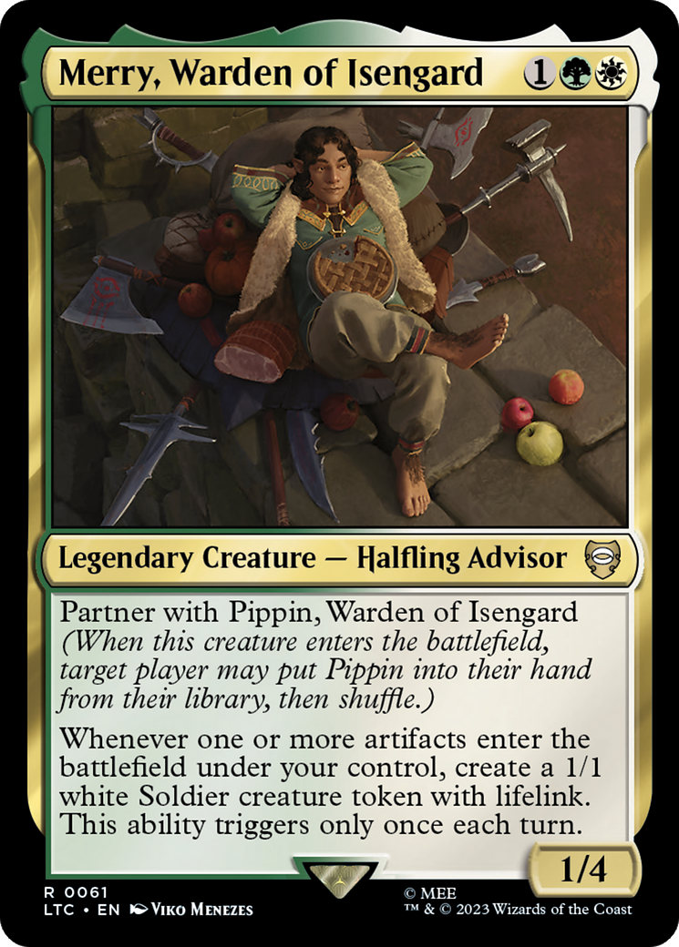 Merry, Warden of Isengard [The Lord of the Rings: Tales of Middle-Earth Commander] - Magic: The Gathering - Card Brawlers | Quebec | Canada |
