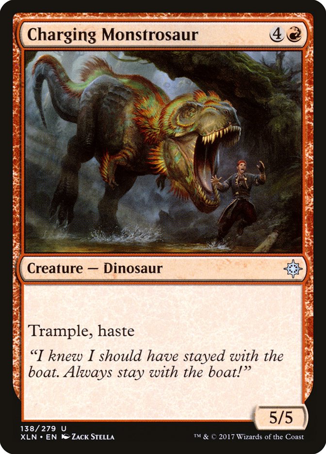 Charging Monstrosaur [Ixalan] - Magic: The Gathering - Card Brawlers | Quebec | Canada |