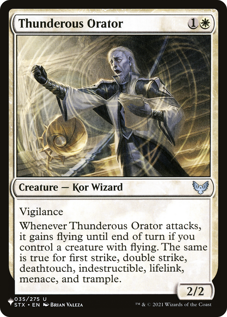 Thunderous Orator [The List] - Magic: The Gathering - Card Brawlers | Quebec | Canada |