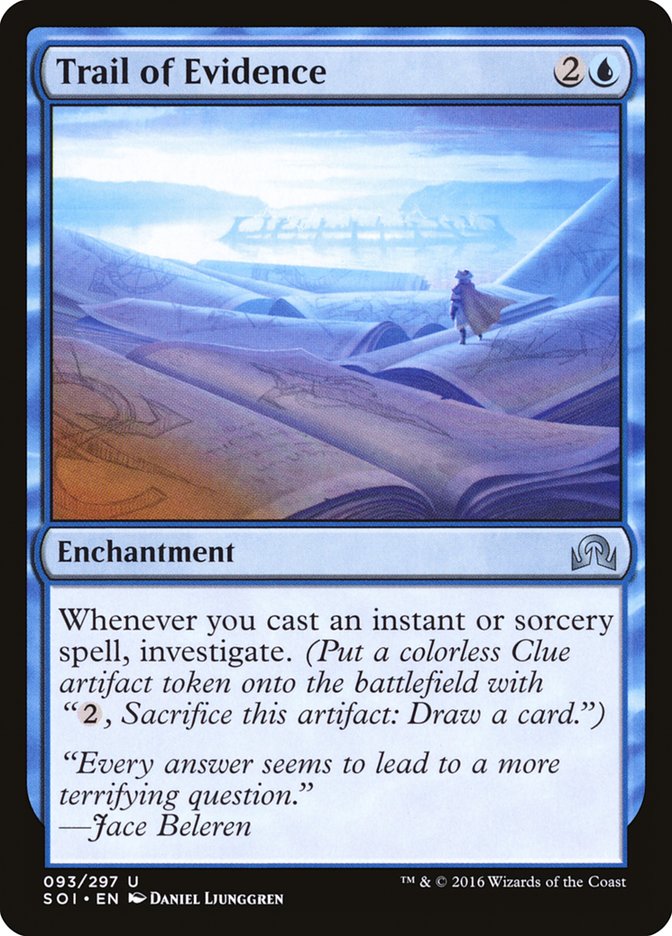 Trail of Evidence [Shadows over Innistrad] - Magic: The Gathering - Card Brawlers | Quebec | Canada |
