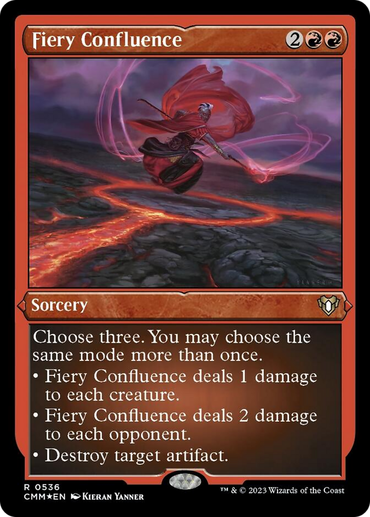 Fiery Confluence (Foil Etched) [Commander Masters] - Magic: The Gathering - Card Brawlers | Quebec | Canada |