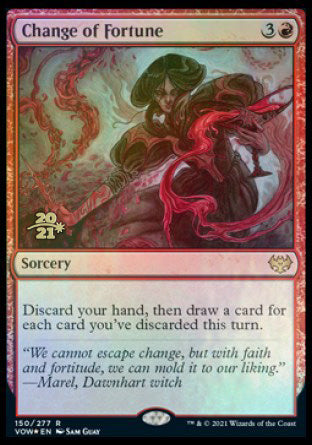 Change of Fortune [Innistrad: Crimson Vow Prerelease Promos] - Magic: The Gathering - Card Brawlers | Quebec | Canada |