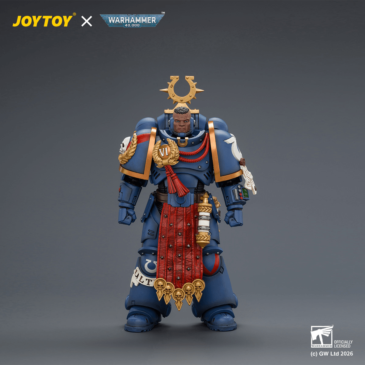 JOYTOY - Ultramarines Ferren Areios with Thunder Hammer and Bolt Pistol - (PREORDER) November 30, 2026