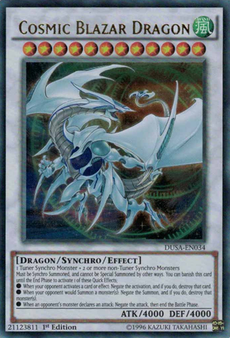 Cosmic Blazar Dragon [DUSA-EN034] Ultra Rare - Yu-Gi-Oh! - Card Brawlers | Quebec | Canada |