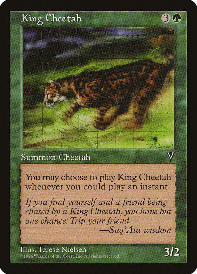 King Cheetah [Visions] - Magic: The Gathering - Card Brawlers | Quebec | Canada |