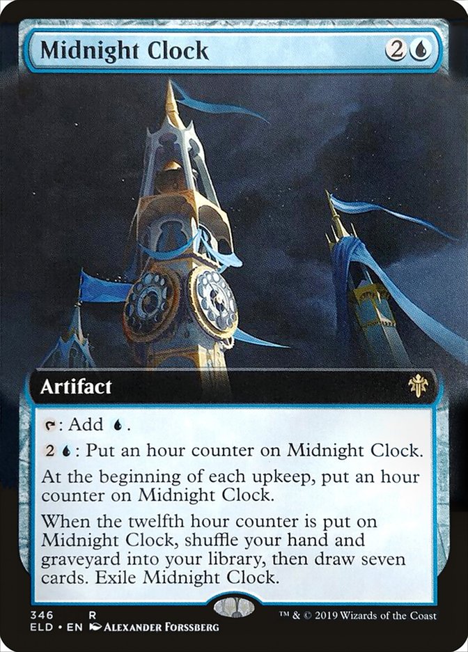 Midnight Clock (Extended Art) [Throne of Eldraine] - Magic: The Gathering - Card Brawlers | Quebec | Canada |