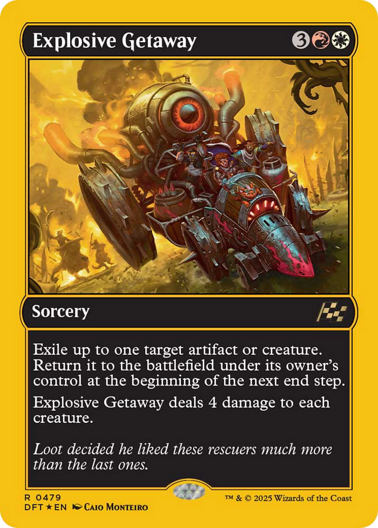Explosive Getaway (First-Place Foil) [Aetherdrift] - Magic: The Gathering - Card Brawlers | Quebec | Canada |