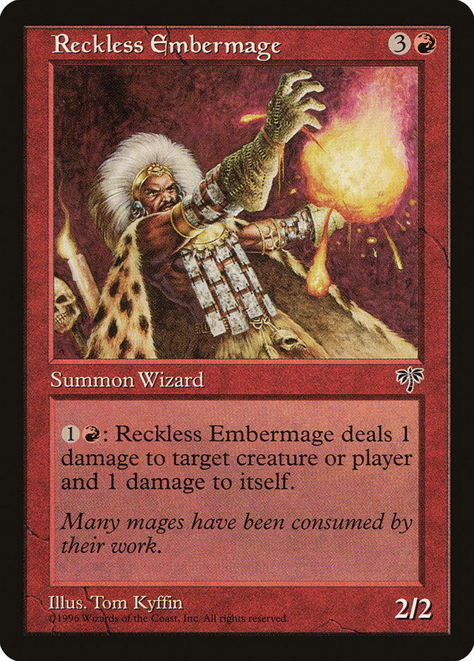 Reckless Embermage [Mirage] - Magic: The Gathering - Card Brawlers | Quebec | Canada |