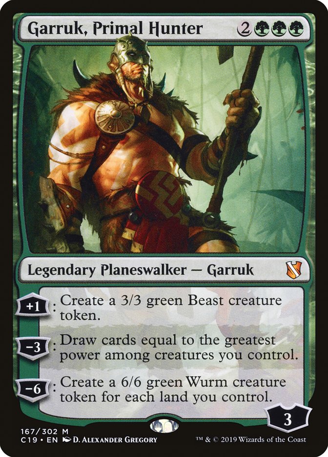 Garruk, Primal Hunter [Commander 2019] - Magic: The Gathering - Card Brawlers | Quebec | Canada |