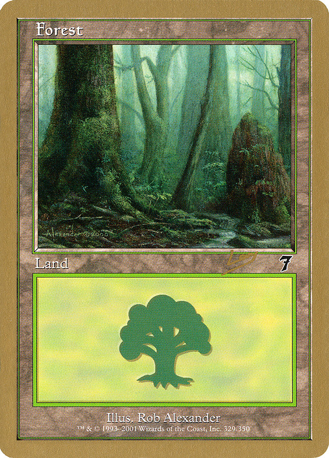 Forest (rl329) (Raphael Levy) [World Championship Decks 2002] - Magic: The Gathering - Card Brawlers | Quebec | Canada |