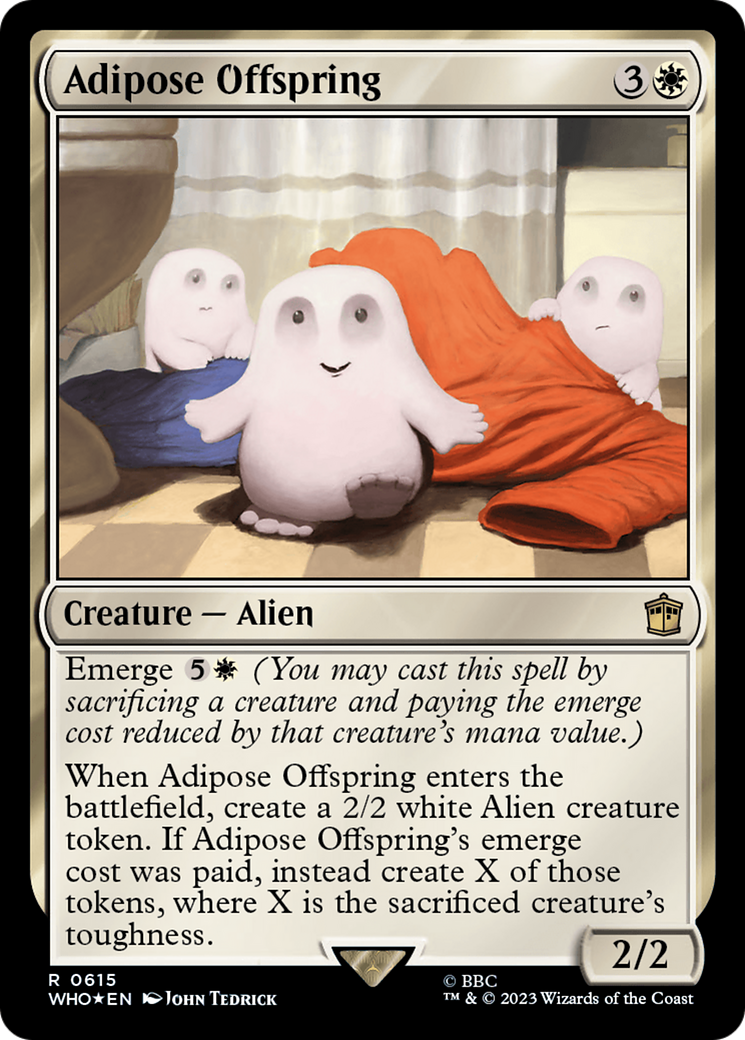 Adipose Offspring (Surge Foil) [Doctor Who] - Magic: The Gathering - Card Brawlers | Quebec | Canada |