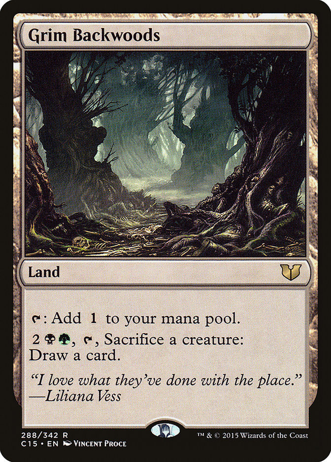 Grim Backwoods [Commander 2015] - Magic: The Gathering - Card Brawlers | Quebec | Canada |