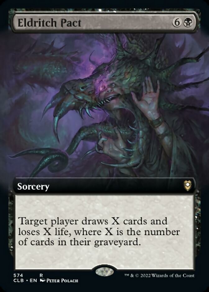 Eldritch Pact (Extended Art) [Commander Legends: Battle for Baldur's Gate] - Magic: The Gathering - Card Brawlers | Quebec | Canada |