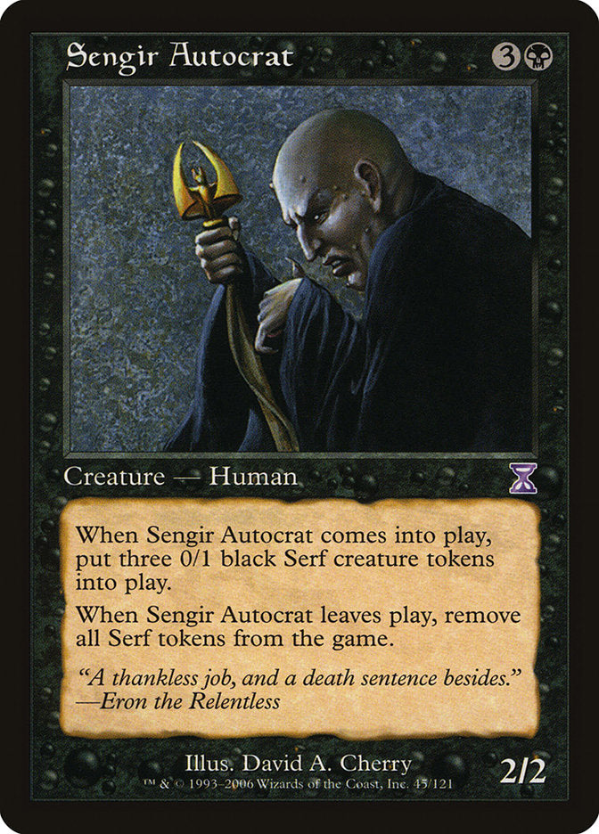 Sengir Autocrat [Time Spiral Timeshifted] - Magic: The Gathering - Card Brawlers | Quebec | Canada |