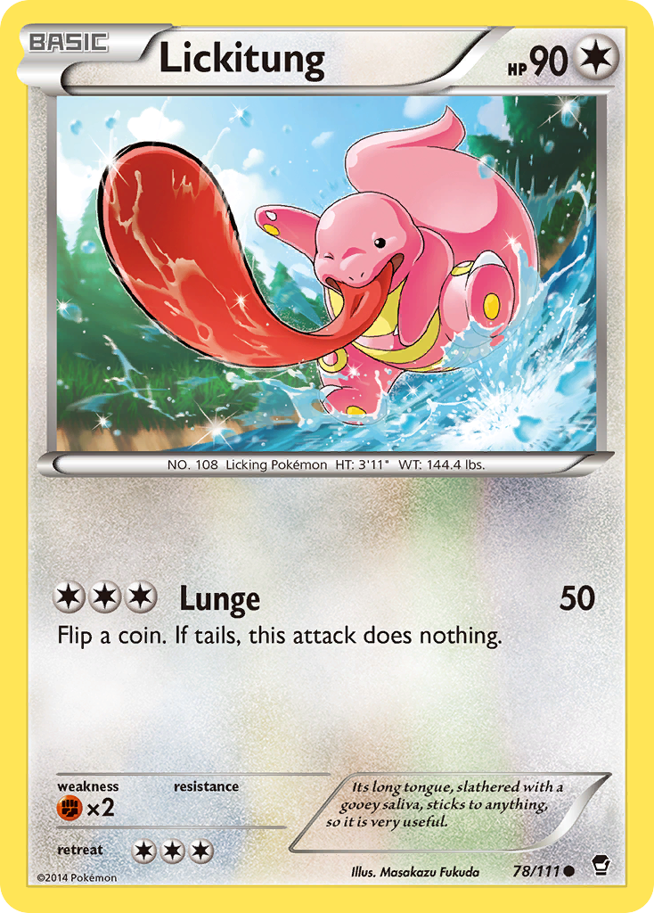 Lickitung (78/111) [XY: Furious Fists] - Pokémon - Card Brawlers | Quebec | Canada |
