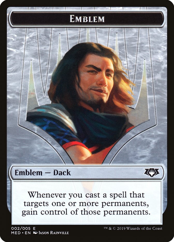 Dack Fayden Emblem [Mythic Edition Tokens] - Magic: The Gathering - Card Brawlers | Quebec | Canada |