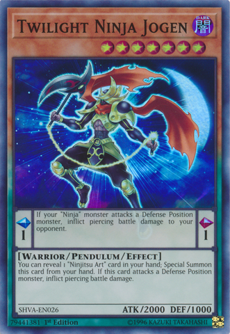 Twilight Ninja Jogen [SHVA-EN026] Super Rare - Yu-Gi-Oh! - Card Brawlers | Quebec | Canada |