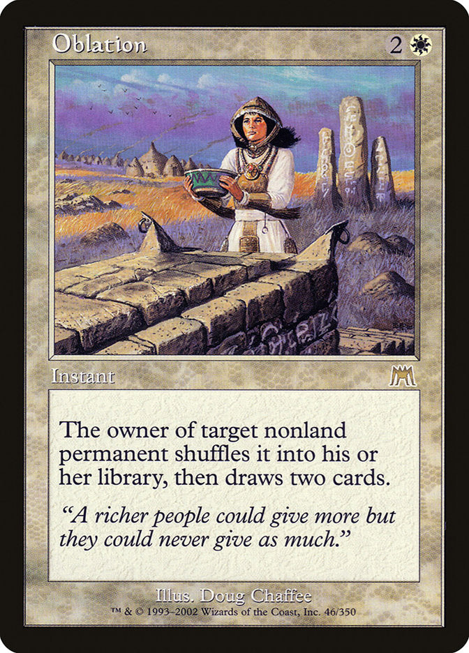 Oblation [Onslaught] - Magic: The Gathering - Card Brawlers | Quebec | Canada |