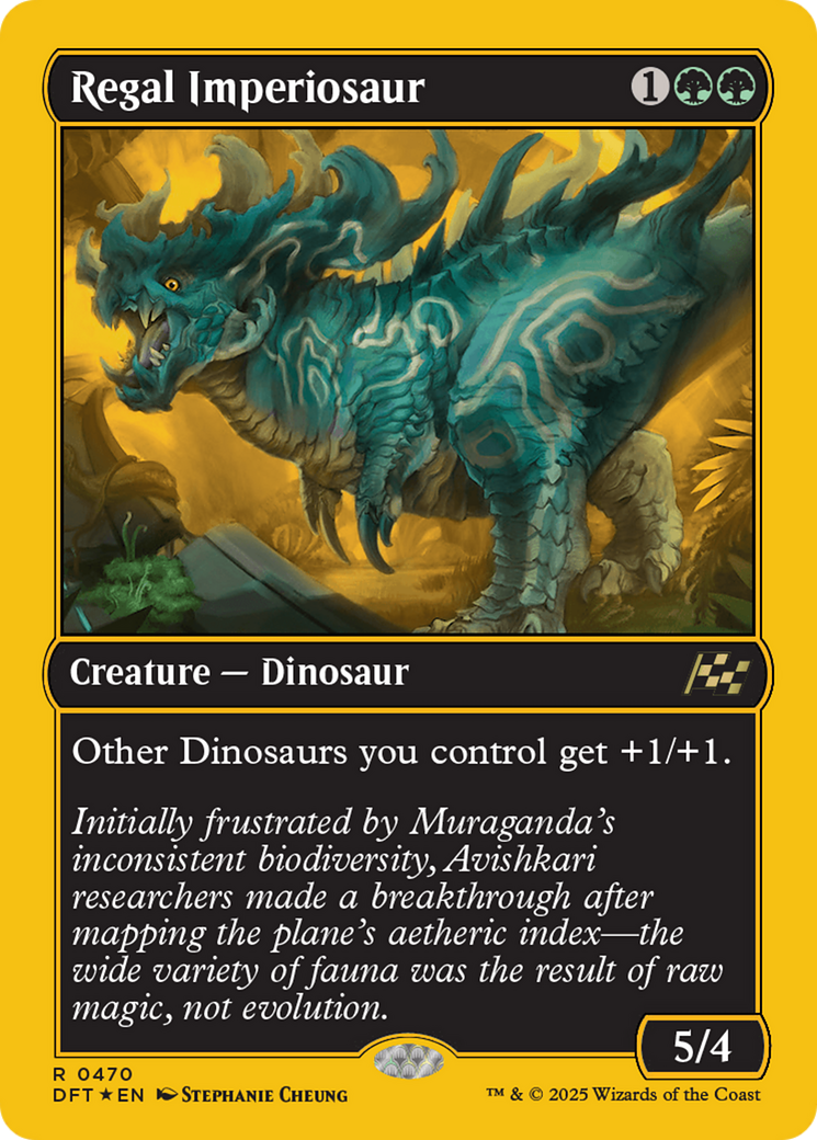 Regal Imperiosaur (First-Place Foil) [Aetherdrift] - Magic: The Gathering - Card Brawlers | Quebec | Canada |