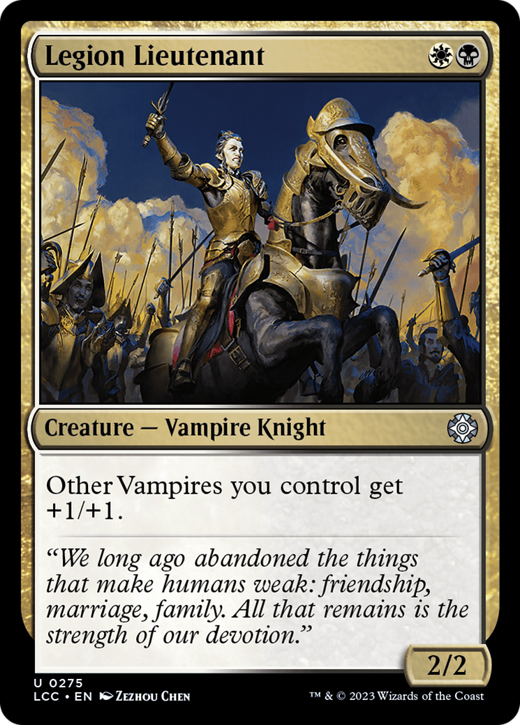 Legion Lieutenant [The Lost Caverns of Ixalan Commander] - Magic: The Gathering - Card Brawlers | Quebec | Canada |