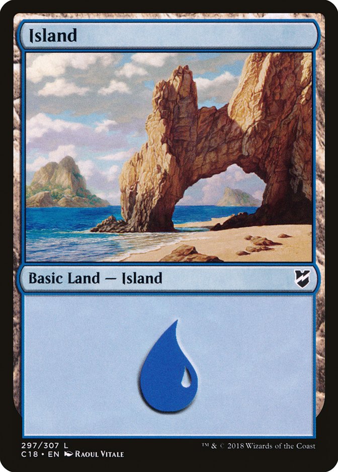 Island (297) [Commander 2018] - Magic: The Gathering - Card Brawlers | Quebec | Canada |