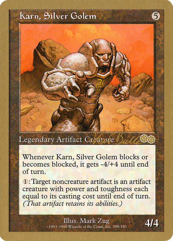 Karn, Silver Golem (Kai Budde) [World Championship Decks 1999] - Magic: The Gathering - Card Brawlers | Quebec | Canada |
