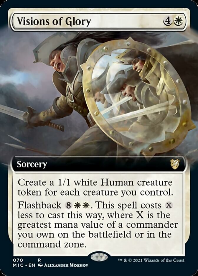 Visions of Glory (Extended Art) [Innistrad: Midnight Hunt Commander] - Magic: The Gathering - Card Brawlers | Quebec | Canada |