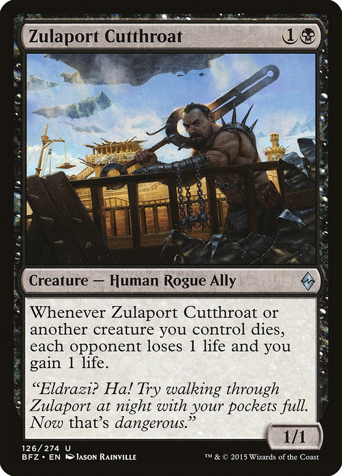 Zulaport Cutthroat [Battle for Zendikar] - Magic: The Gathering - Card Brawlers | Quebec | Canada |
