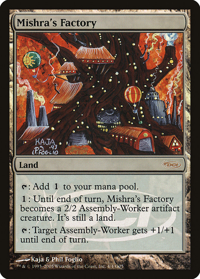 Mishra's Factory [Judge Gift Cards 2005] - Magic: The Gathering - Card Brawlers | Quebec | Canada |